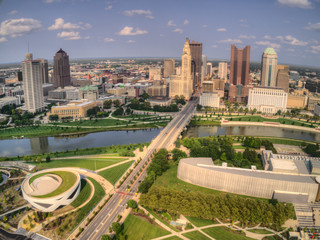 Columbus is a City in central Ohio - obrazy, fototapety, plakaty