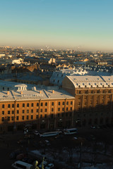Fototapeta na wymiar panoramic view of Saint-Petersburg