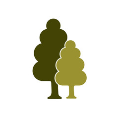 Deciduous forest icon