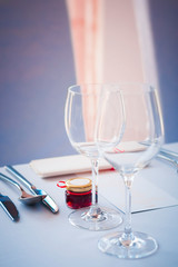 Table decoration with sweets sample