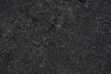 The texture of the crushed stones