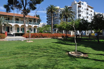 Obraz premium The beautiful Pattichion Historical Archive Limassol in Cyprus