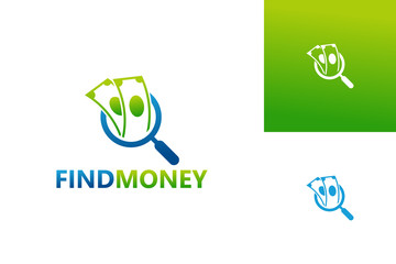 Find Money Logo Template Design Vector, Emblem, Design Concept, Creative Symbol, Icon