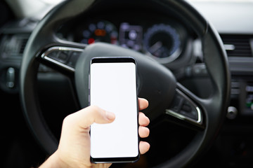 Using smartphone while driving