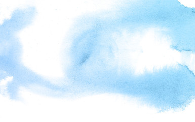 blue sky with clouds and sun