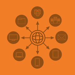 data center related icons image