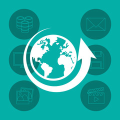 data center related icons image