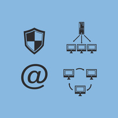 data center related icons image
