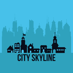 city skyline image 