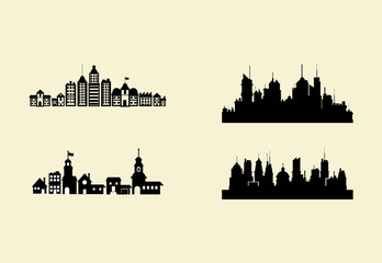 Fototapeta premium city skyline image 