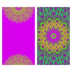 Vintage Card With Patterns of the Mandala. Floral Ornaments. Islam, Arabic, Indian, Ottoman motifs. Template for Flyer or Invitation Card Design. Vector Illustration