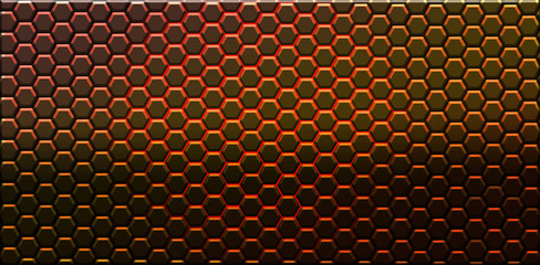 Hexagon shape background