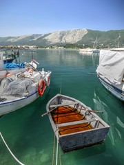 Fishing boats in Alykes, Zante, Greek Islands