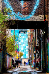 Obraz premium Graffiti alley toronto