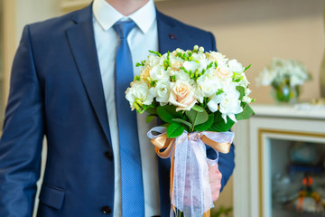 Man's style. A set of clothes for the groom.