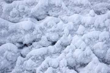 Fototapeta na wymiar White snow beautiful pattern foreground.