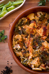 Traditional spanish vegetable casserole 
