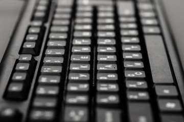 computer keyboard close-up