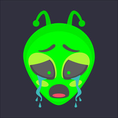 Alien head - Crying
