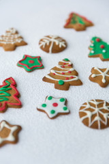 Fototapeta na wymiar Homemade cookies christmas 
