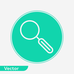 Search vector icon sign symbol