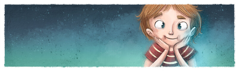 niño con expresion feliz © cirodelia