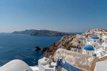 Obraz premium Oia - Santorini Cyclades Island - Aegean sea - Greece