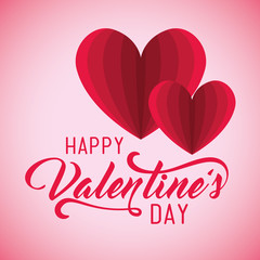 valentine day event with hearts decoration