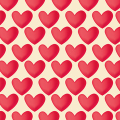 hearts shape symbol of love and passion background