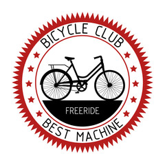 bicycle emblem sport club design