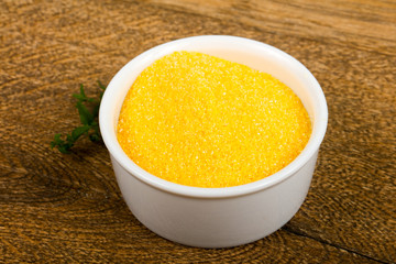 Raw polenta
