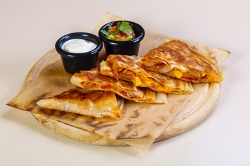 Quesadilla with chicken
