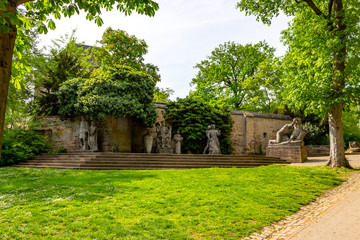 Sculpture garden of Speyer Cathedral, Speyer, Germany