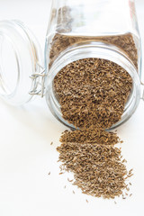 caraway in a jar