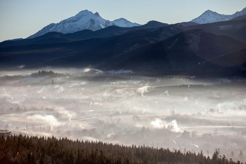 view of the Zakopane area, Tatra Mountains, Poland © Maciej