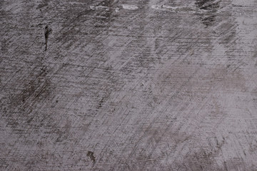 Texture of old gray concrete wall. Dirty cement grunge background.