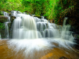 Smooth waterfall