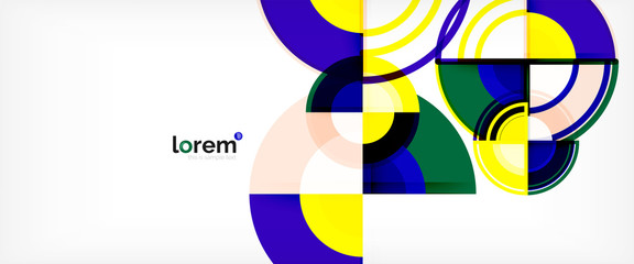 Obraz premium Modern geometric abstract background