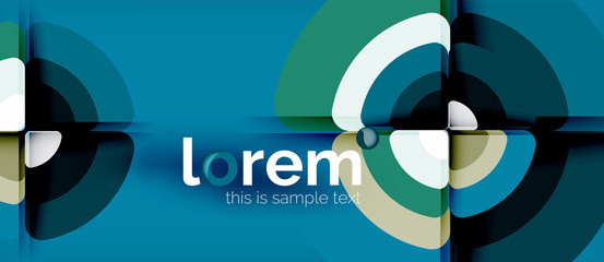 Circle abstract background