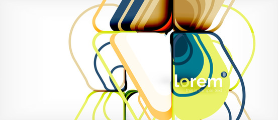 Geometric abstract background