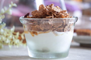 オールブランのヨーグルト