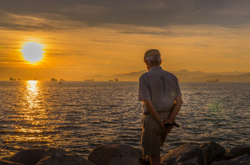 Sunset at English Bay