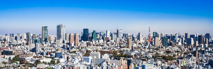 都市・都市風景イメージ　東京　ワイド