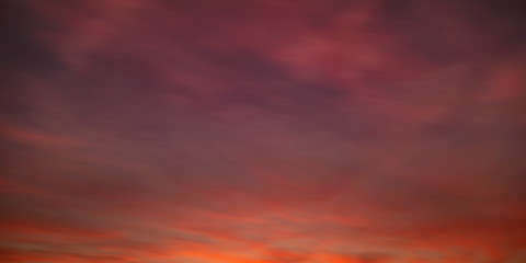 A sunset or sunrise background suitable to be added to create a dramatic sky