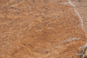 Sand texture and water