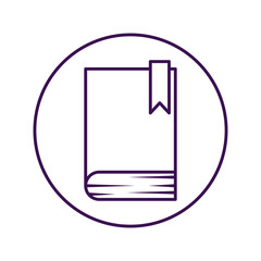 text book isolated icon