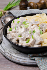Traditional Italian creamy pasta