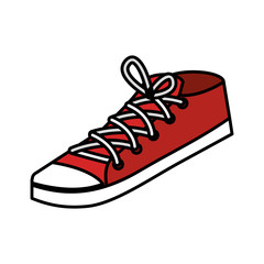 young sport shoes icon