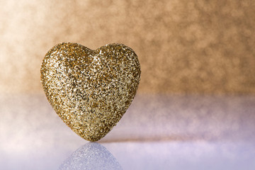 Gold heart