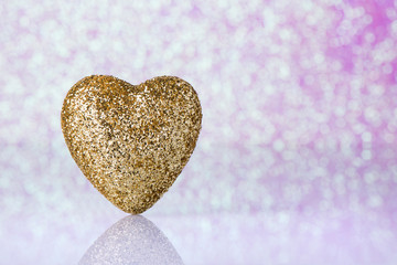 Gold heart